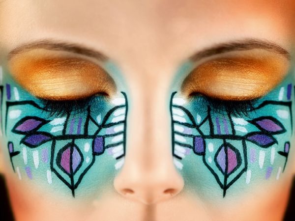 Produktbild: CALVENDO Puzzle Kreatives Make-Up | 1000 Teile Lege-Gr&ouml;&szlig;e 64x48cm Foto-Puzzle f&uuml;r gl&uuml;ckliche Stunden
