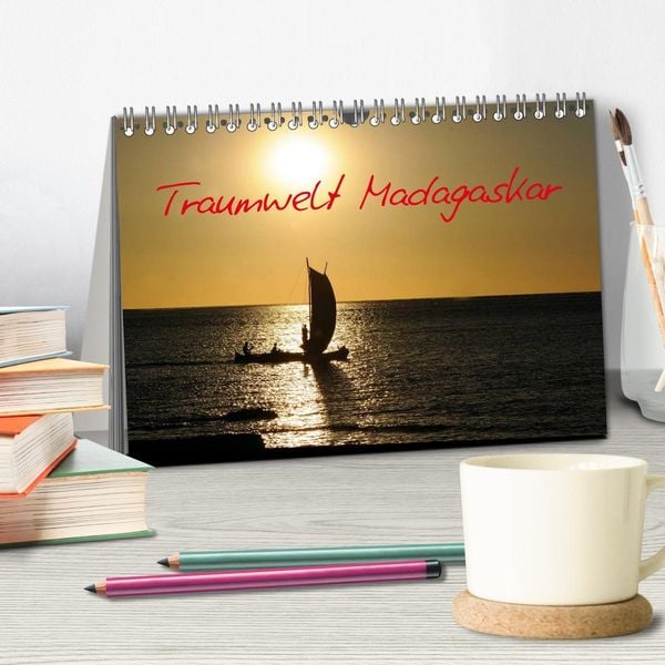Produktbild: Traumwelt Madagaskar (Tischkalender 2026 DIN A5 quer), CALVENDO Monatskalender
