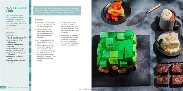 Produktbild: The Crafter's Kitchen: An Official Minecraft Cookbook for Young Chefs and Their Families