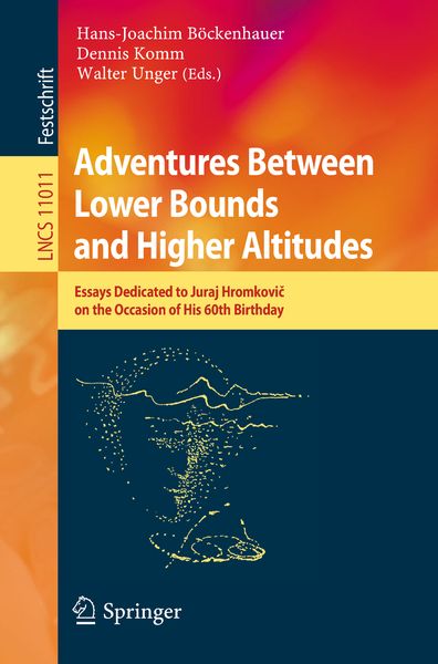 Produktbild: Adventures Between Lower Bounds and Higher Altitudes