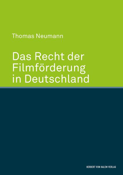 Produktbild: Das Recht der Filmf&ouml;rderung in Deutschland