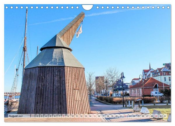 Produktbild: Hansestadt Rostock Historischer Stadtkern bis Warnem&uuml;nde (Wandkalender 2027 DIN A4 quer), CALVENDO Monatskalender
