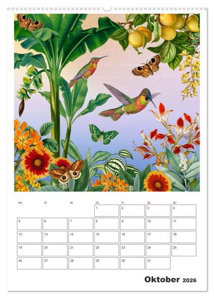 Produktbild: Das Paradies der Kolibris (hochwertiger Premium Wandkalender 2026 DIN A2 hoch), Kunstdruck in Hochglanz