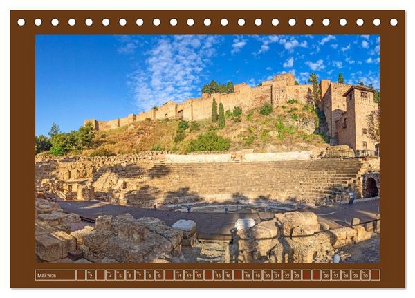 Produktbild: Ein Herz f&uuml;r M&aacute;laga (Tischkalender 2026 DIN A5 quer), CALVENDO Monatskalender