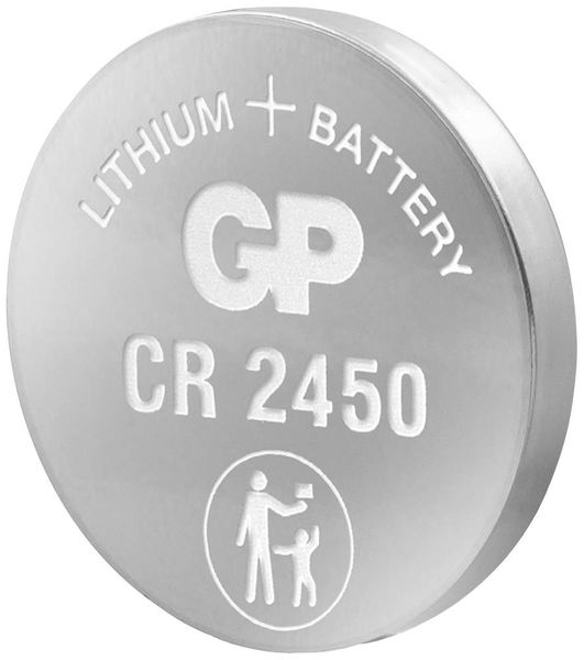 GP Batteries Knopfzelle CR 2450 3V 1 St. 600 mAh Lithium GPCR2450STD916C1
