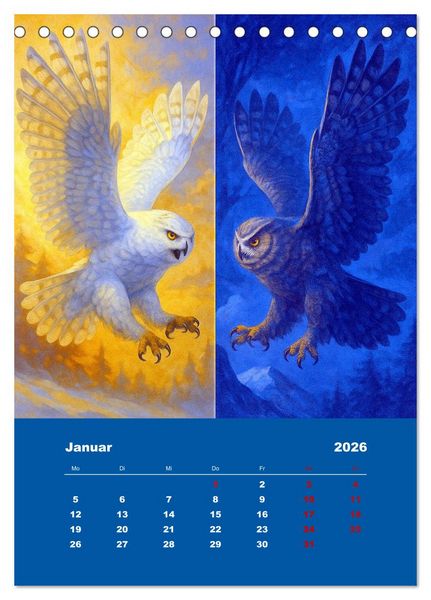 Produktbild: Spiegelwildnis (Tischkalender 2026 DIN A5 hoch), CALVENDO Monatskalender