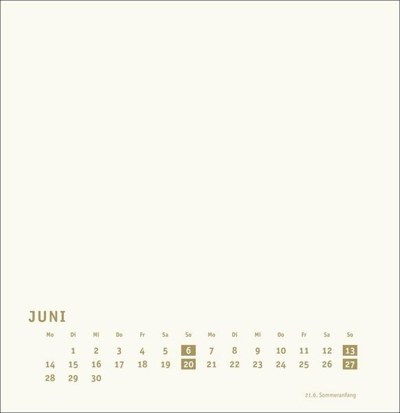 Produktbild: Premium-Bastelkalender gold gro&szlig; 2027