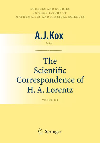 Produktbild: The Scientific Correspondence of H.A. Lorentz