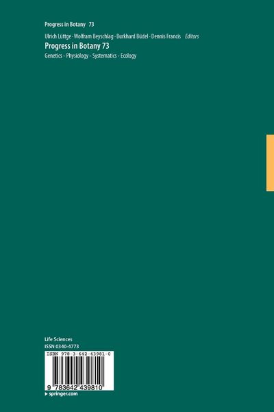 Produktbild: Progress in Botany Vol. 73