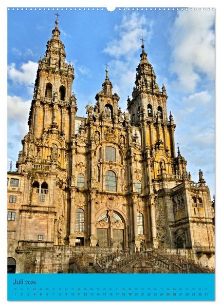 Produktbild: Kathedralen in Spanien (hochwertiger Premium Wandkalender 2026 DIN A2 hoch), Kunstdruck in Hochglanz