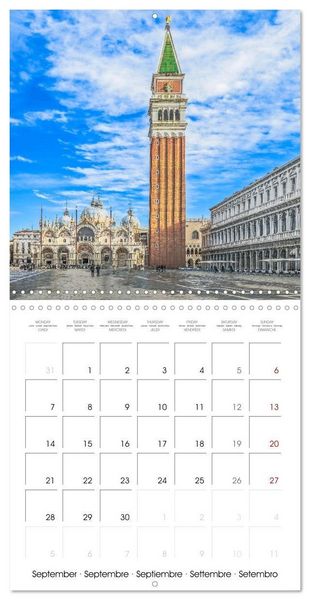 Produktbild: Venice - Magic of the Serinissima (Wall Calendar 2026 12 &times; 12 Inch) CALVENDO 12 Month Wall Calendar