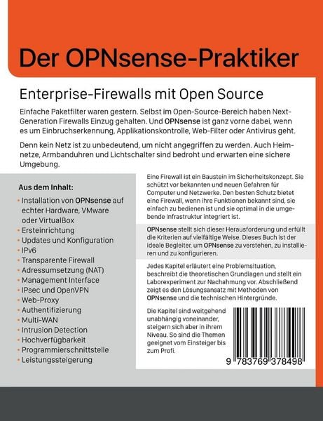 Produktbild: Der OPNsense-Praktiker