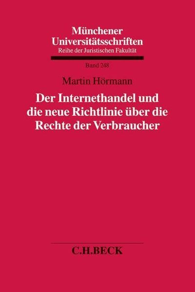 Produktbild: Der Internethandel und die neue Richtlinie &uuml;ber die Rechte der Verbraucher