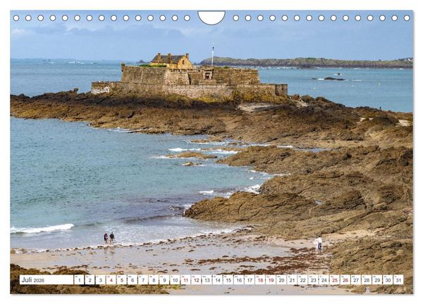 Produktbild: Bretagne - Saint Malo (Wandkalender 2026 DIN A4 quer), CALVENDO Monatskalender