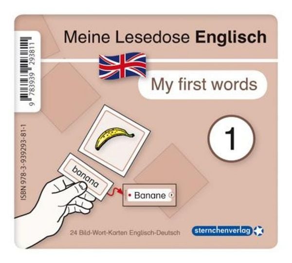 Produktbild: Meine Lesedose Englisch 1-7 - Grundwortschatz Englisch - Deutsch - DaZ - Jetzt neu mit Etikett zum Beschriften