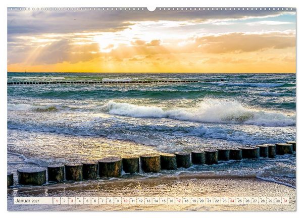 Produktbild: Mein Urlaub am Meer (hochwertiger Premium Wandkalender 2027 DIN A2 quer), Kunstdruck in Hochglanz
