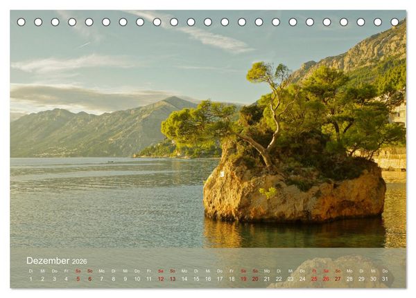 Produktbild: Dalmatien - Stille Orte (Tischkalender 2026 DIN A5 quer), CALVENDO Monatskalender
