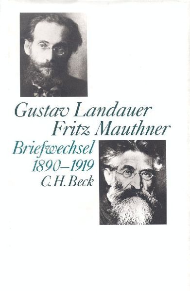 Produktbild: Landauer, G: Briefwechsel 1890-1919
