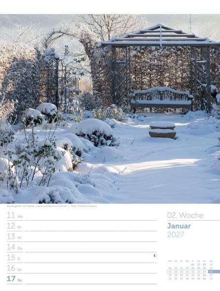 Produktbild: Gartengl&uuml;ck Wochenplaner Kalender 2027