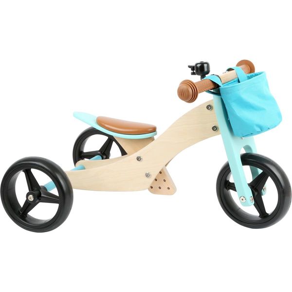 Produktbild: Small Foot Laufr&auml;der Laufrad-Trike 2 in 1 T&uuml;rkis