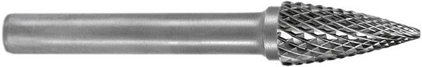 Produktbild: RUKO 116025 Fr&auml;sstift Hartmetall Spitzbogen 6mm L&auml;nge 58mm Schaftdurchmesser 6mm