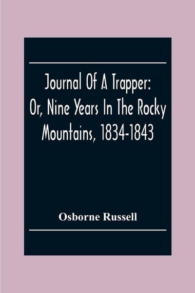 Produktbild: Journal Of A Trapper