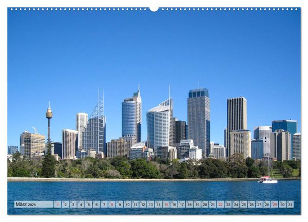 Produktbild: Australien - Kontraste (Wandkalender 2026 DIN A2 quer), CALVENDO Monatskalender