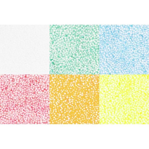 Produktbild: Creativ Company Foam Clay Glitter, Pastellfarben, 6x14g