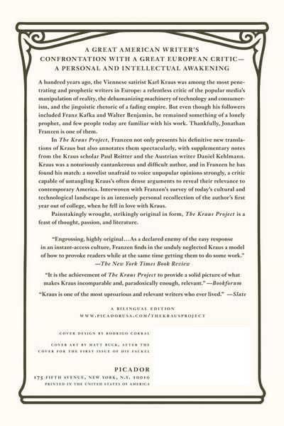 Produktbild: Franzen, J: Kraus Project