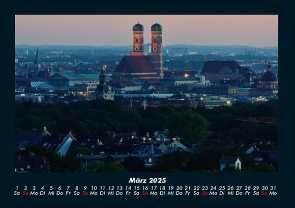 Produktbild: M&uuml;nchen 2025 Fotokalender DIN A4