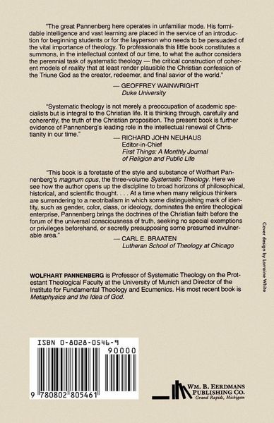 Produktbild: An Introduction to Systematic Theology