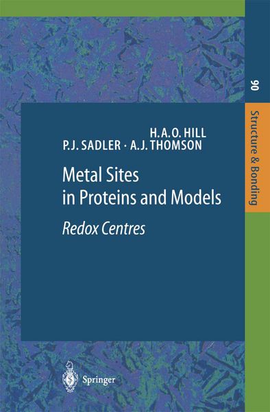 Produktbild: Metal Sites in Proteins and Models