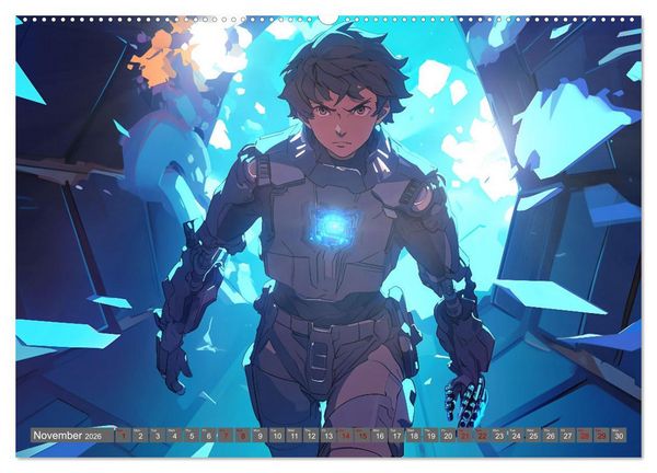 Produktbild: Starlight Warriors (High Quality Premium Wall Calendar 2026 DIN A2 landscape),CALVENDO 12 Month Wall Calendar