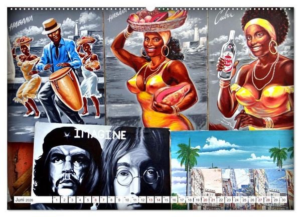 Produktbild: CHE - Ernesto Che Guevara in Kuba (hochwertiger Premium Wandkalender 2026 DIN A2 quer), Kunstdruck in Hochglanz