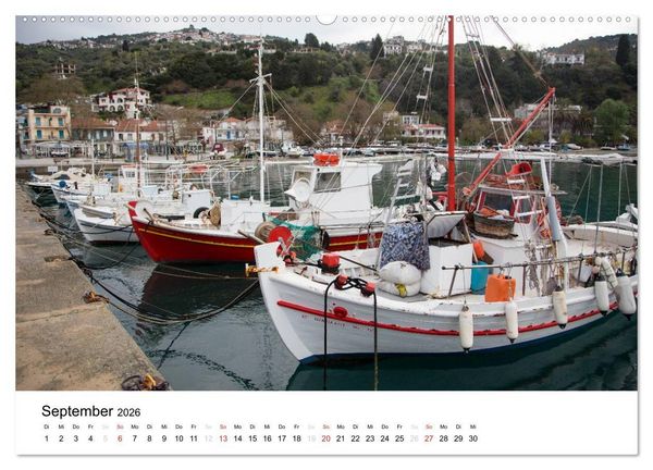 Produktbild: Al&oacute;nnisos, Ski&aacute;thos, Sk&oacute;pelos (Wandkalender 2026 DIN A2 quer), CALVENDO Monatskalender