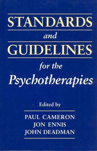 Produktbild: Standards and Guidelines for the Psychotherapies