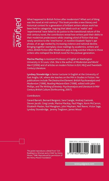 Produktbild: British Fiction After Modernism