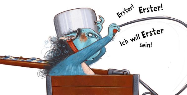 Produktbild: Der Grolltroll ... will Erster sein! (Pappbilderbuch)