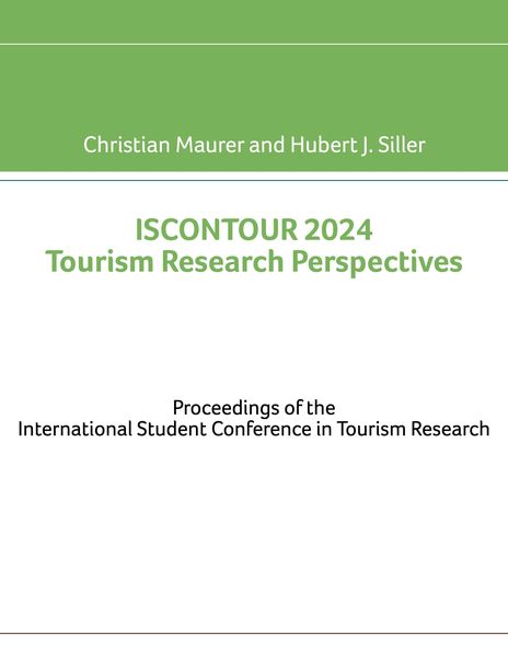 Produktbild: ISCONTOUR 2024 Tourism Research Perspectives