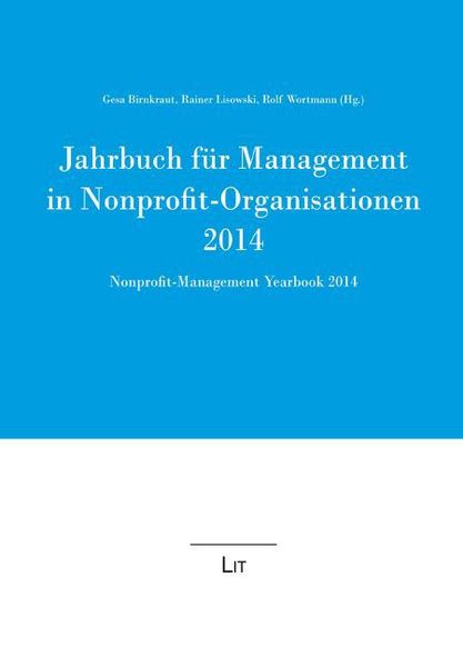 Produktbild: Jahrbuch f&uuml;r Management in Nonprofit-Organisationen 2014. Nonprofit Management Yearbook 2014