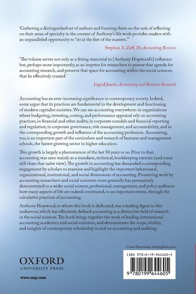 Produktbild: Accounting, Organizations, and Institutions