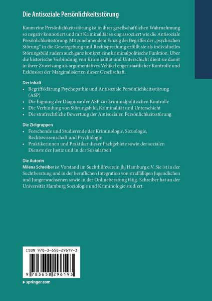 Produktbild: Die Antisoziale Pers&ouml;nlichkeitsst&ouml;rung