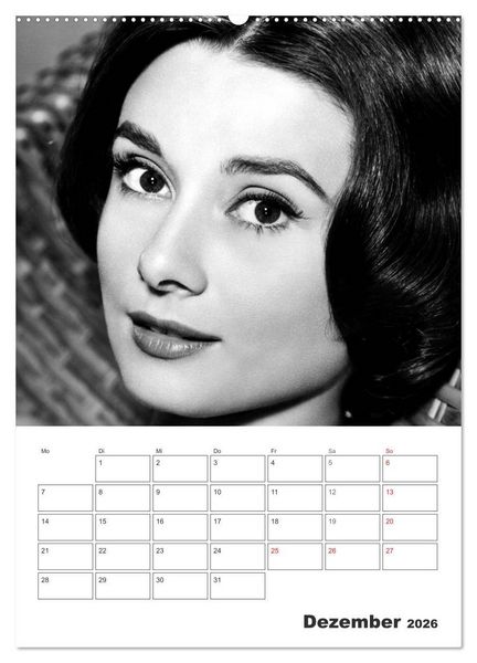 Produktbild: Filmstars. Unvergessene Diven (Wandkalender 2026 DIN A2 hoch), CALVENDO Monatskalender