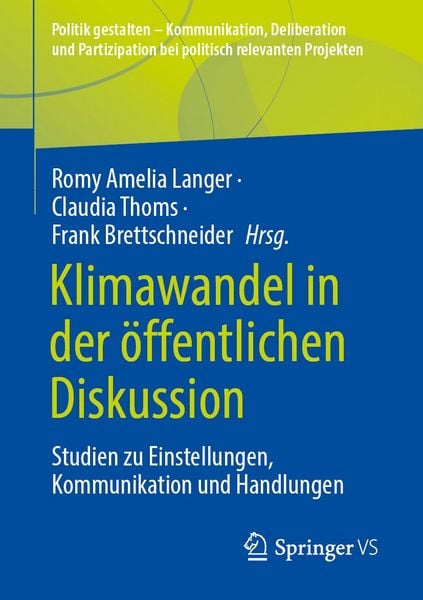 Produktbild: Klimawandel in der &ouml;ffentlichen Diskussion