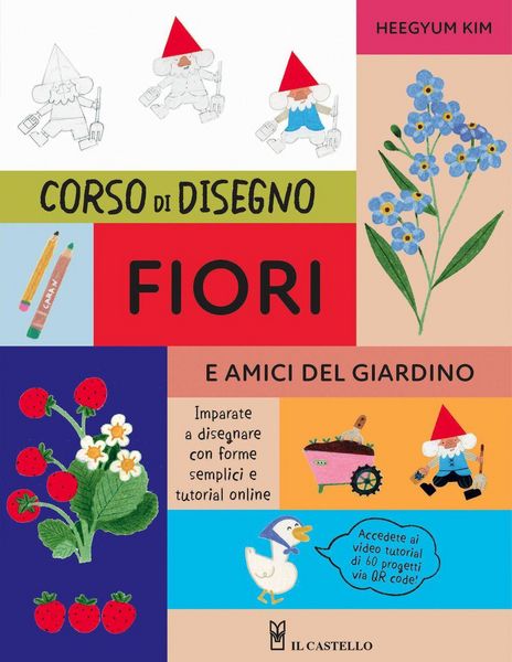 Produktbild: Corso di disegno fiori e amici nel giardino