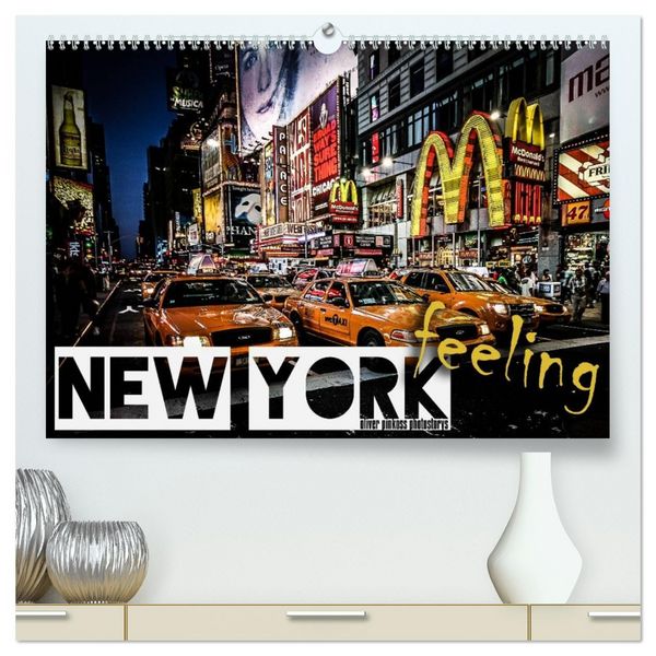 Produktbild: New York feeling (hochwertiger Premium Wandkalender 2026 DIN A2 quer), Kunstdruck in Hochglanz