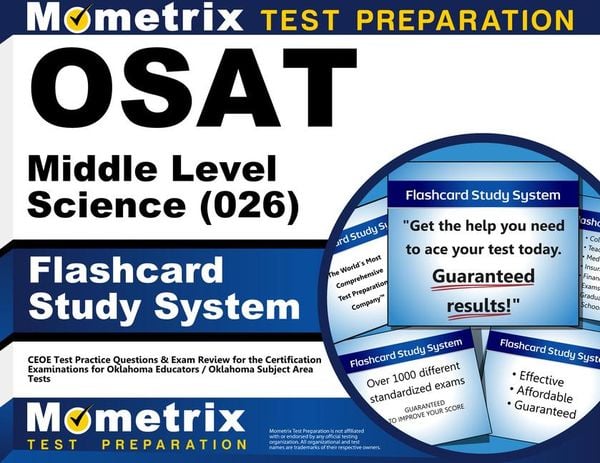 Produktbild: OSAT Middle Level Science (026) Flashcard Study System