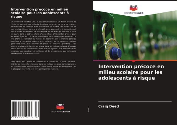 Produktbild: Intervention pr&eacute;coce en milieu scolaire pour les adolescents &agrave; risque