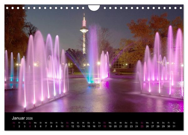 Produktbild: Luminale Frankfurt (Wandkalender 2026 DIN A4 quer), CALVENDO Monatskalender