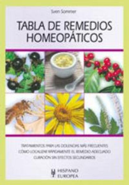 Produktbild: Tabla de remedios homeop&aacute;ticos